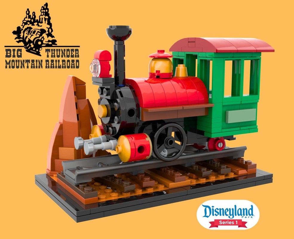 Lego Big Thunder Mountain inspired building instructions, Collectible attractions Series 1