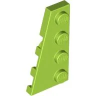 Wedge Plate 4 x 2 Left / Lime
