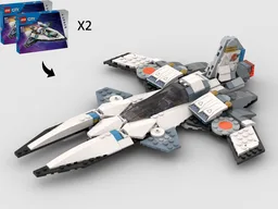 Galaxy Fighter (Vic Viper Inspired) - Alternate Build of 2 x 60430 Interstellar Spaceship