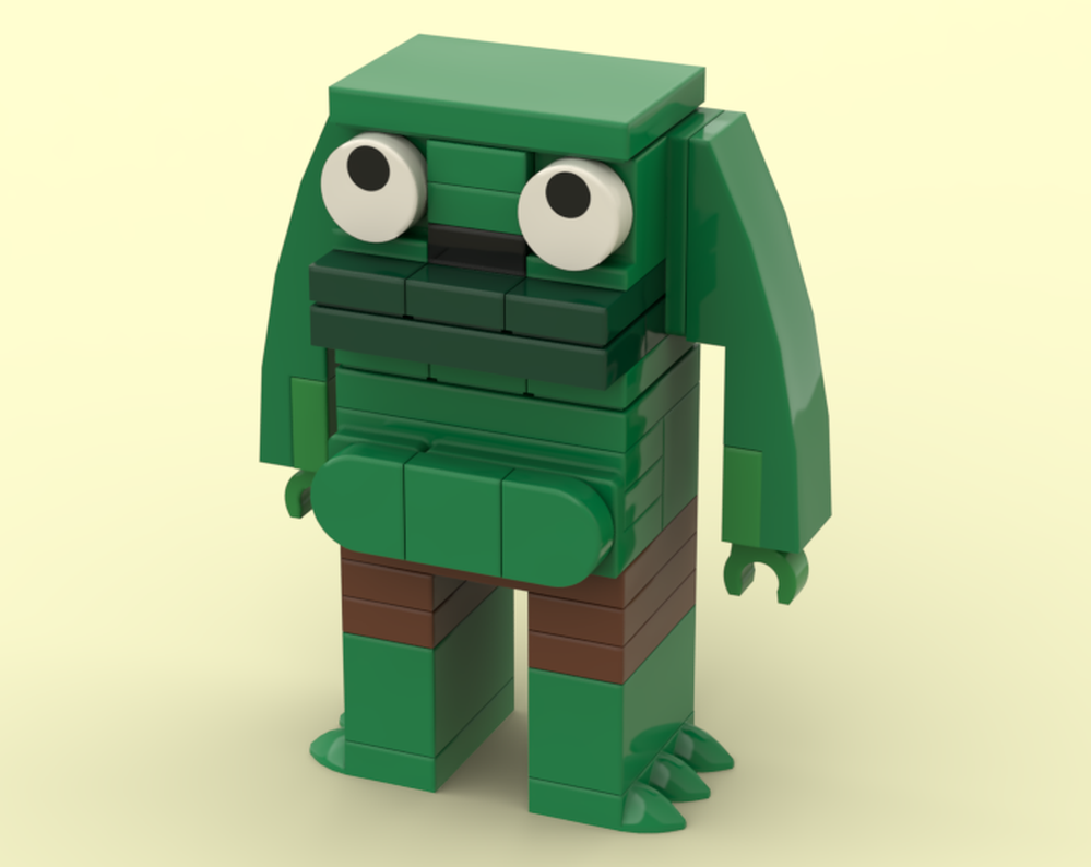 Lego Mr Frog - Smiling Friends