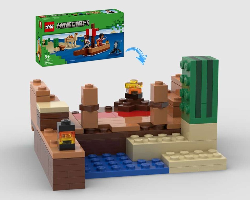 Lego Minecraft Port 21259 Alternative