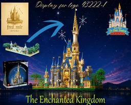 Magic kingdom castle display for 43222-1 (3531 pieces)