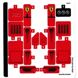 Sticker Sheet for Set 76394-1 / [No Color/Any Color]