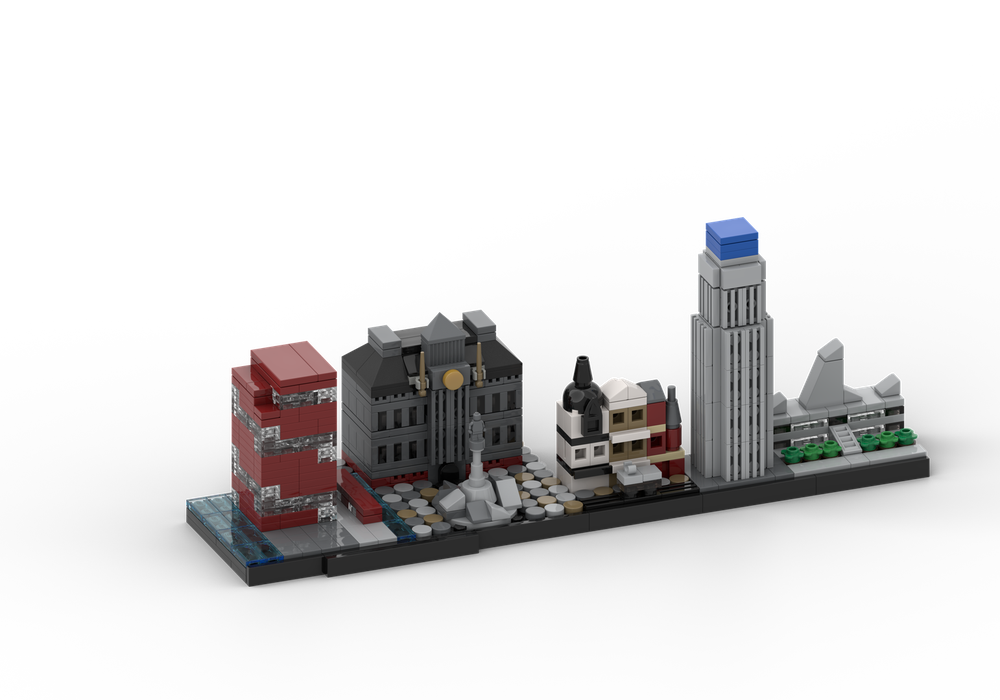 Lego Antwerp Skyline