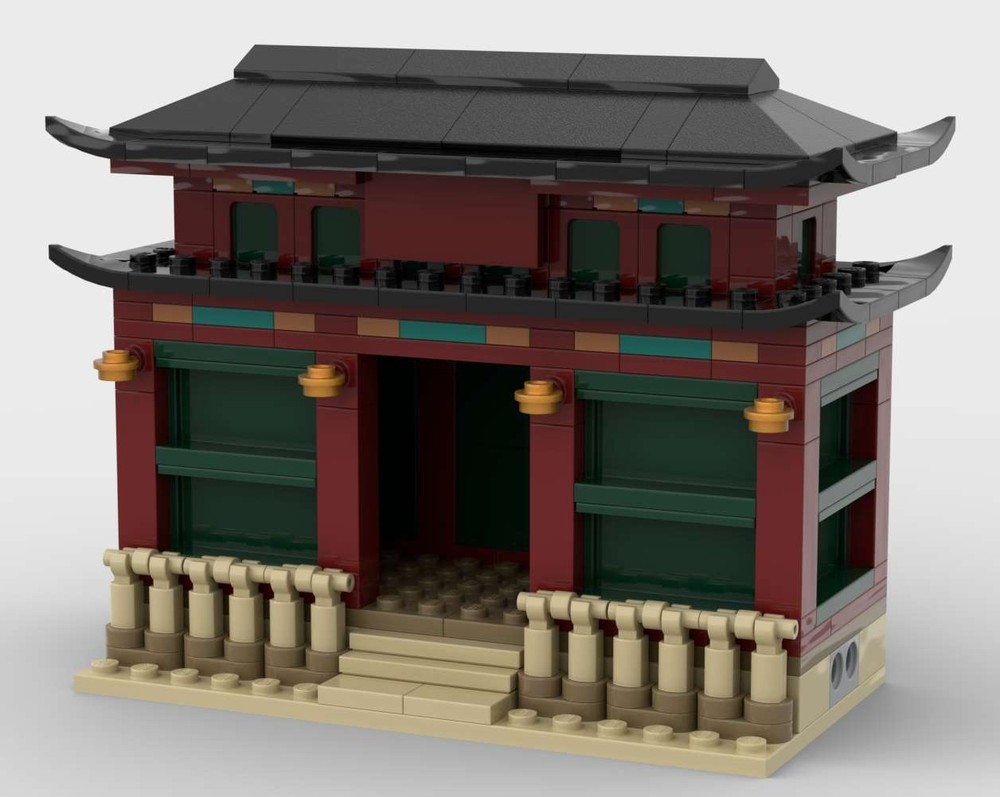 Lego Gyeongbokgung Palace (경복궁) [City of Lanterns (80036)/Megapolis City (80054) compatible]