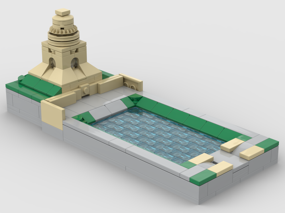 Lego Völkerschlachtdenkmal - Leipzig - 1:1600