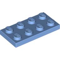 Lego Plate 2 x 4 / Medium Blue
