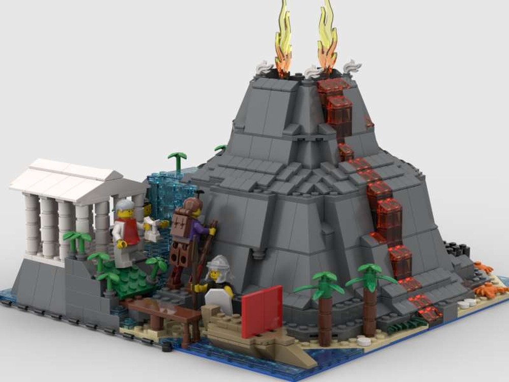 Lego Volcano