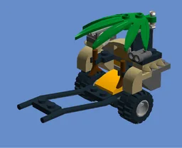 60156 Pulled Rickshaw