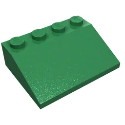 Brick Sloped 33° 3 x 4 / Green