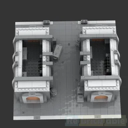 Modular Coruscant barracks