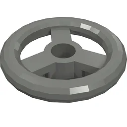 Steering Wheel Small, 2 x 2 [Reinforced] / Dark Bluish Gray