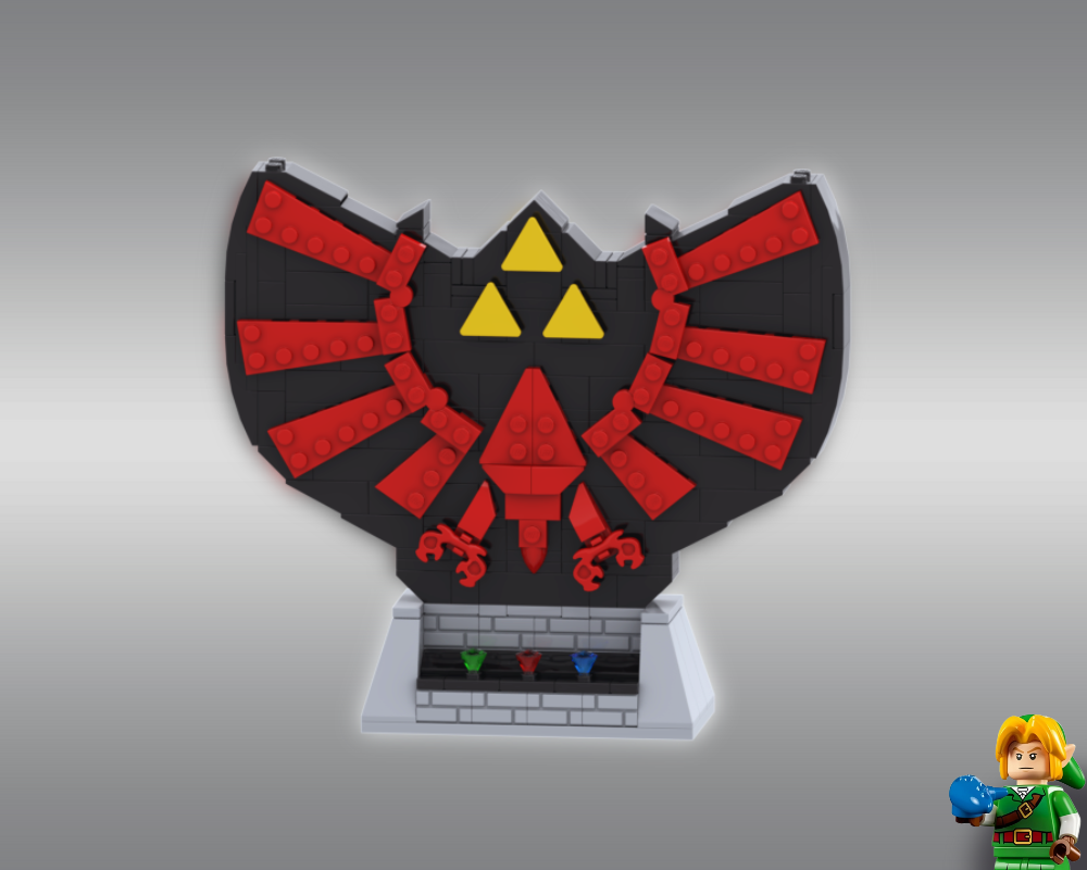 Lego Hyrule Crest (from The Legend of Zelda) - Set 77092 Companion