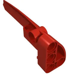 Technic Panel Fairing #5 Long Smooth, Side A / Red