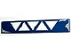Tile 1 x 6 with SW Vulture Droid Triangles Pattern 3 (Sticker) - Sets 7256 / 7283