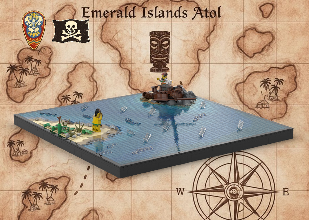 Lego 🏝️ THE REEF'S PRISONER - Shipwreck Lagoon Scene! ⚓