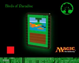 Magic The Gathering: Birds of Paradise MOC