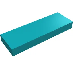 Tile 1 x 3 / Dark Turquoise