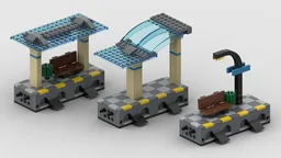 Additional Plattforms for Modular Train Station