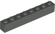 Brick 1 x 8 / Dark Gray