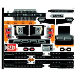 Sticker Sheet for Set 42126-1 / [No Color/Any Color]