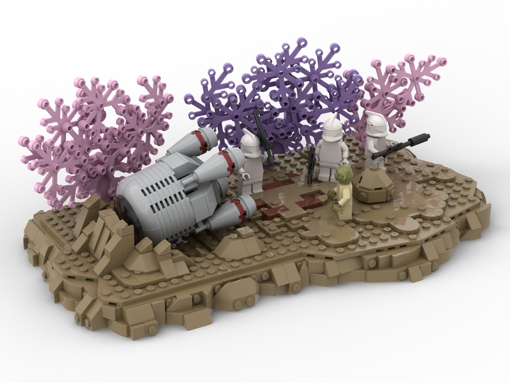 Lego The Clone Wars: Season 1 Episode 1 Ambush Diorama