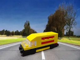 Micro DHL Delivery Van