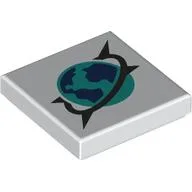 Tile 2 x 2 with Arctic Explorers Symbol Print