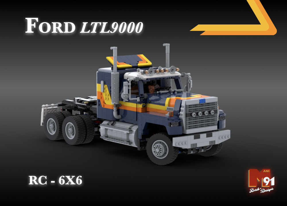 Lego RC 1:17 Ford LTL9000 6x6 Sleeper Edition