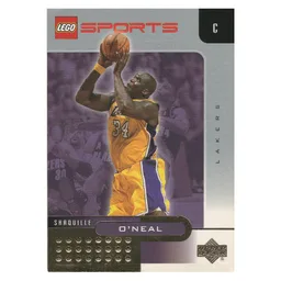 Trading Card, NBA: Shaquille O'Neal, Los Angeles Lakers #34 (Gold Leaf) / [No Color/Any Color]