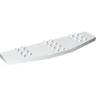 Duplo Airplane / Jetliner Wings 4 x 16 x 1/2 / White