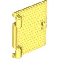 Window 1 x 2 x 3 Shutter with Hinges and Handle / Bright Light Yellow
