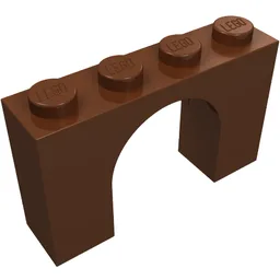 Brick Arch 1 x 4 x 2 / Reddish Brown