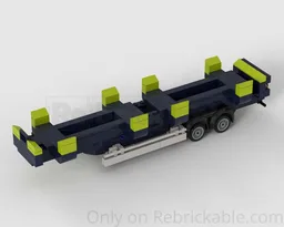 Titan 40 foot container yard trailer 1