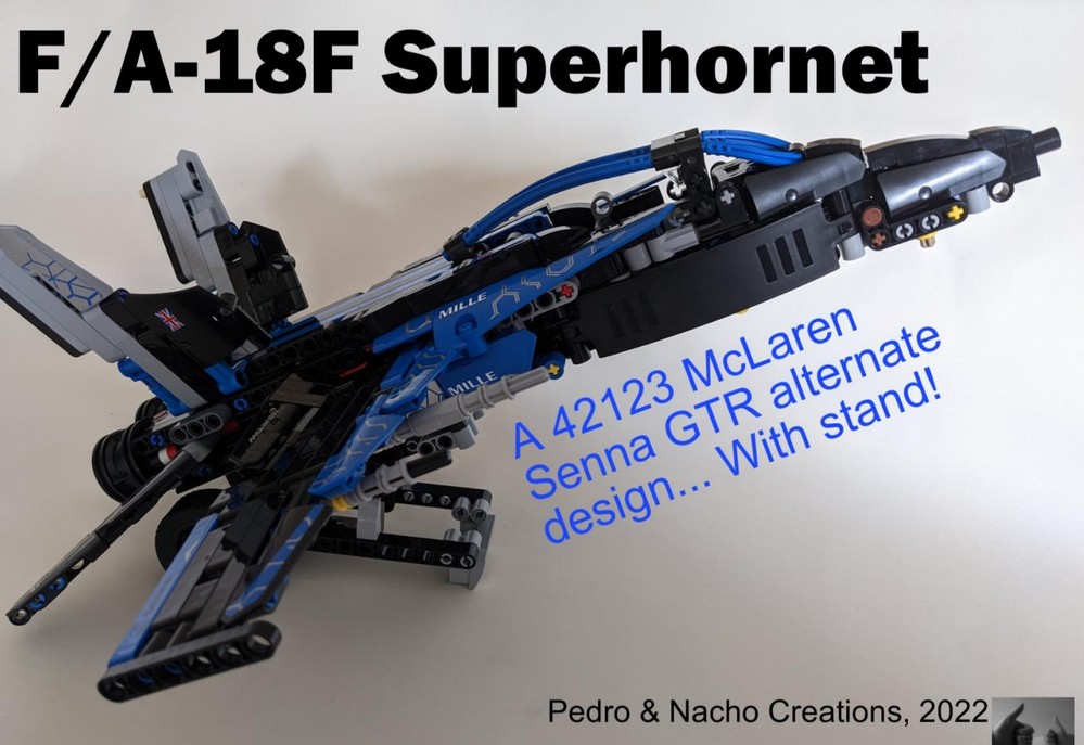 Lego F/A-18F Superhornet (42123 McLaren Senna GTR)