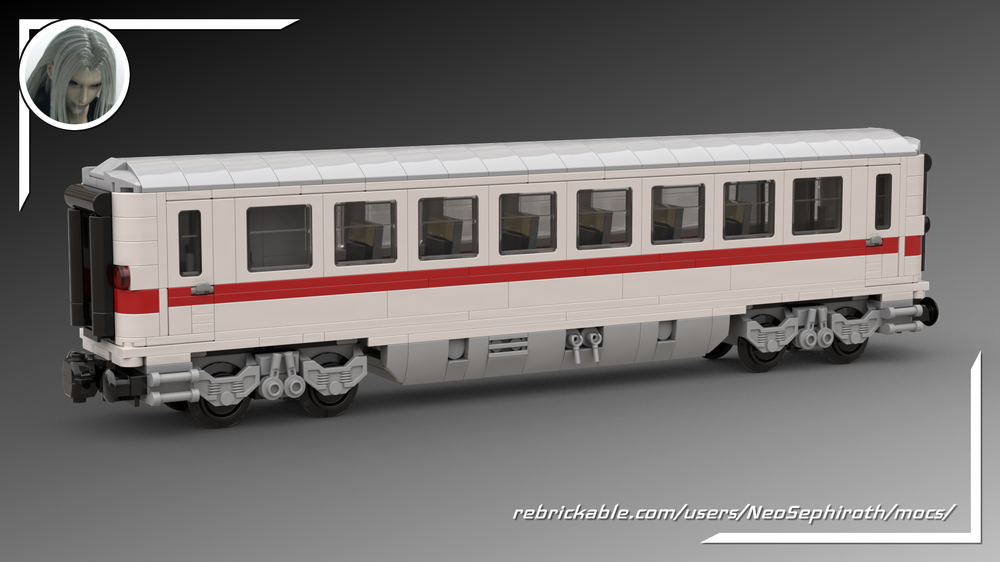 Lego DB Intercity passenger wagon