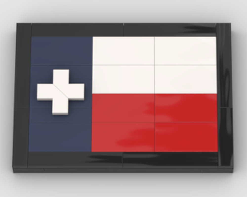 Lego Texas Flag Modification