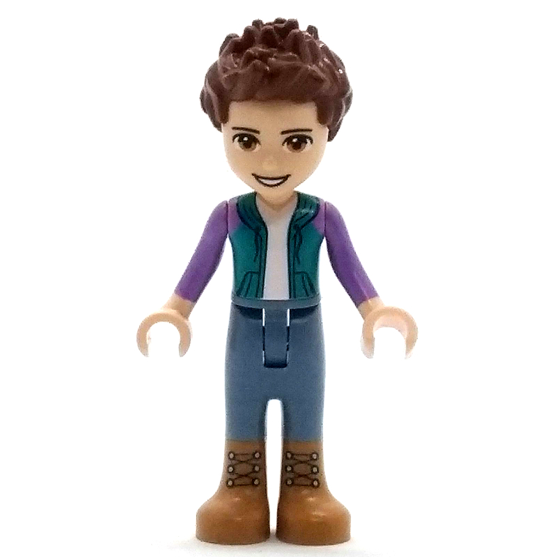 Lego Ethan - Dark Turquoise Shirt, Sand Blue Pants, Reddish Brown Hair