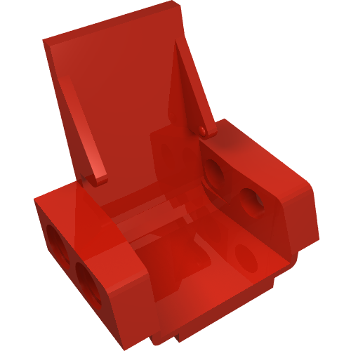 Lego Technic Seat / Chair [3 x 2 Base] / Red