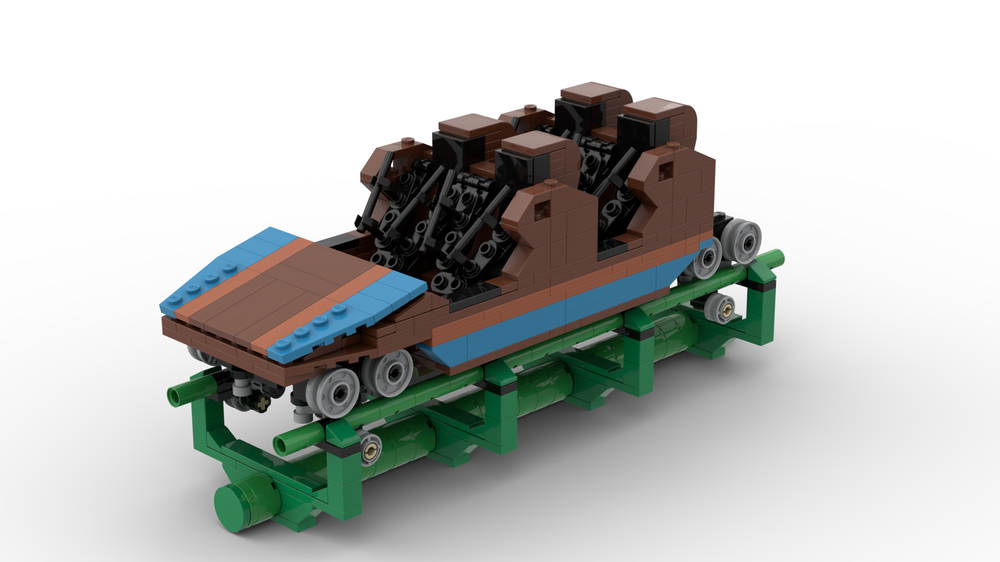 Lego Roller Coaster Shaman Gardaland Lead Car