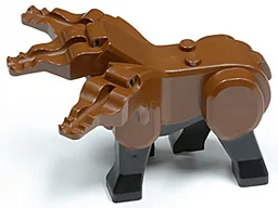 Dog Body with Black Legs (from Three-Headed Dog) / Brown