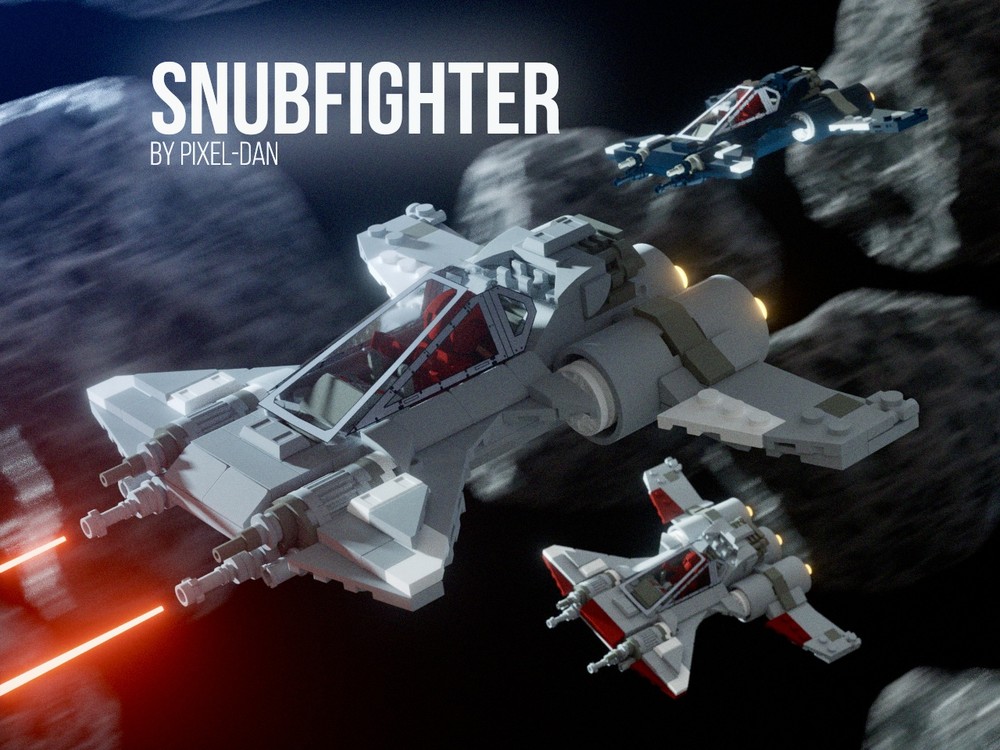 Lego PiXEL-DANs PIRATE SNUBFIGHTER // MANDO SEASON 3