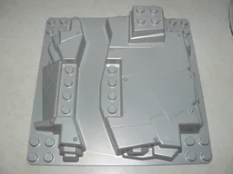 Duplo Baseplate Multi Leveled 12 x 12 with Four Studs in Each Corner and Ridge