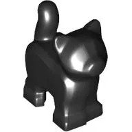 Animal, Cat, Kitten, Short Tail [Plain] / Black