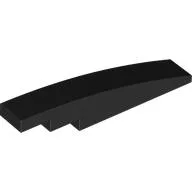Brick Curved 1 x 6 / Black