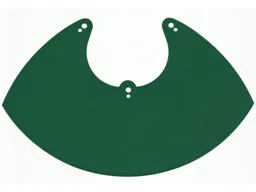 Plastic Part for Set 76345 - Dark Green Cape Shoulders