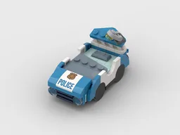 Child's bed (police car)