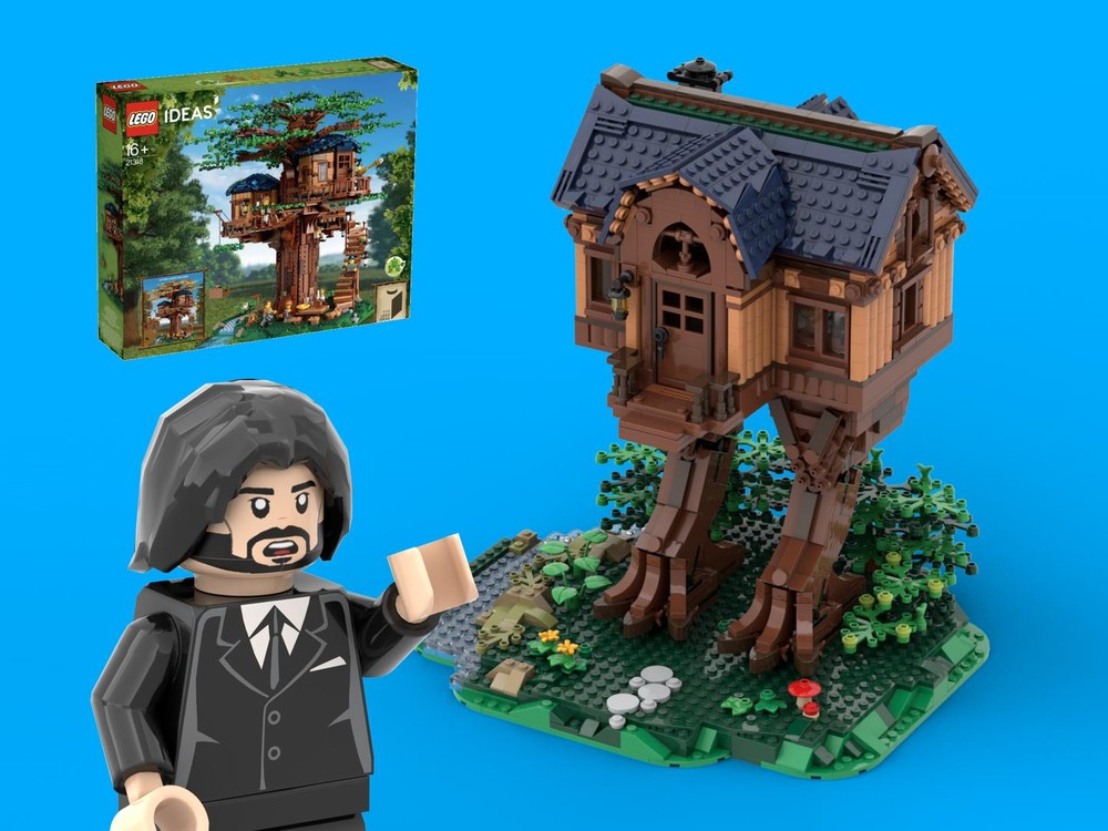 Lego Baba Yaga's Hut - 21318 Tree House Alternative Build