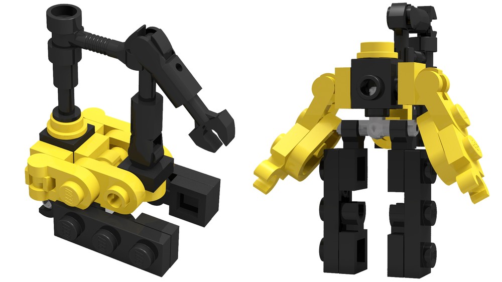 Lego Transformers Movie ROTF Devastator Hightower MOC Mini Mecha