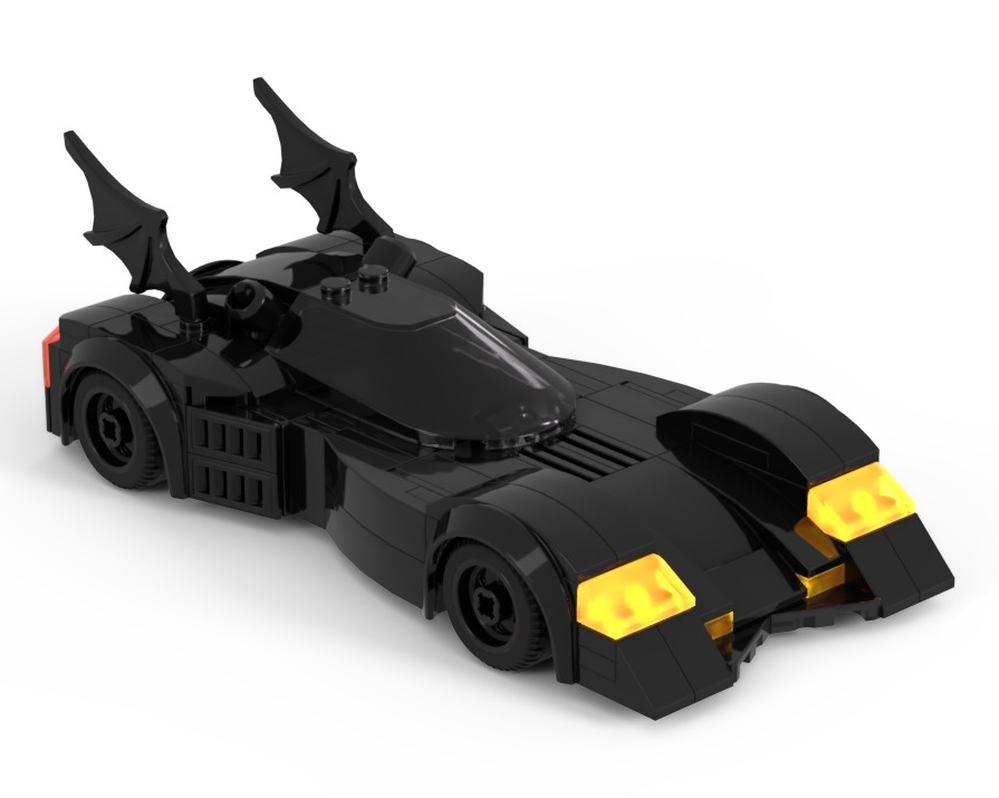 Lego 6864 Inspired Batmobile Minifig Scale